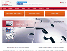 Tablet Screenshot of partners.steelgate.com